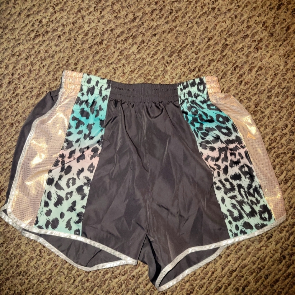 Victoria's Secret PINK shorts leopard gold